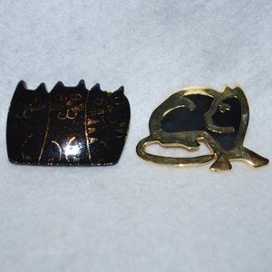 * 5/$25 - *PRICE REDUCED* -Set of Two Purr-fect Cat Pins